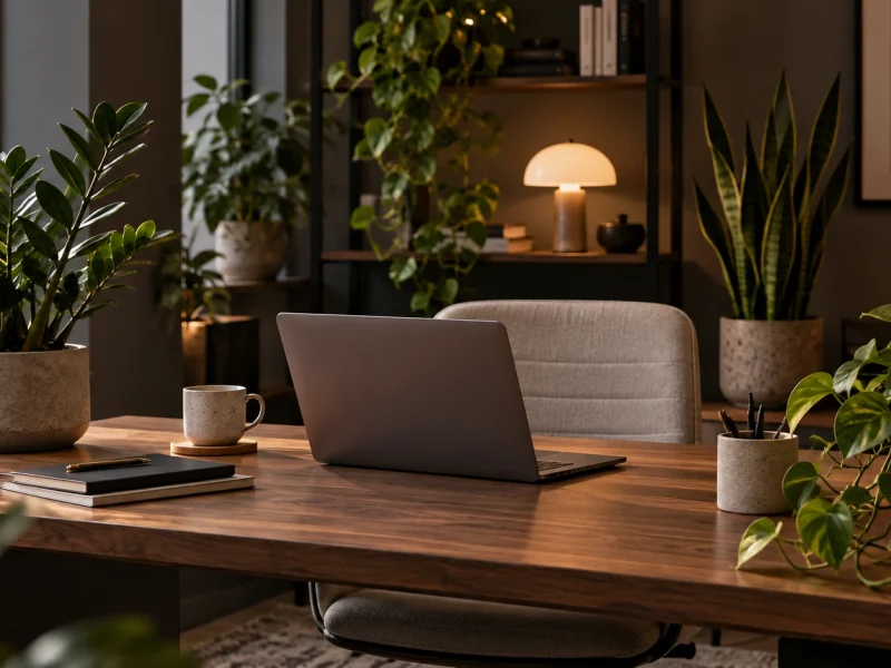 Quelles plantes pour un bureau peu lumineux