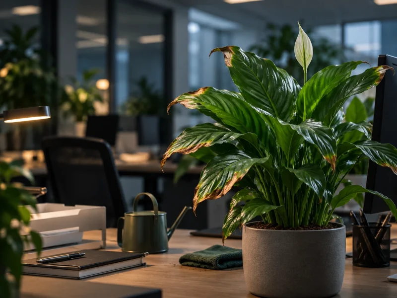 Des plantes dans un bureau climatisé : ce qui marche, ce qui échoue