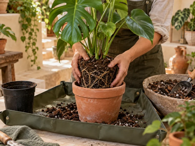 Rempoter une plante d’intérieur : quand, comment, quel pot et quel substrat