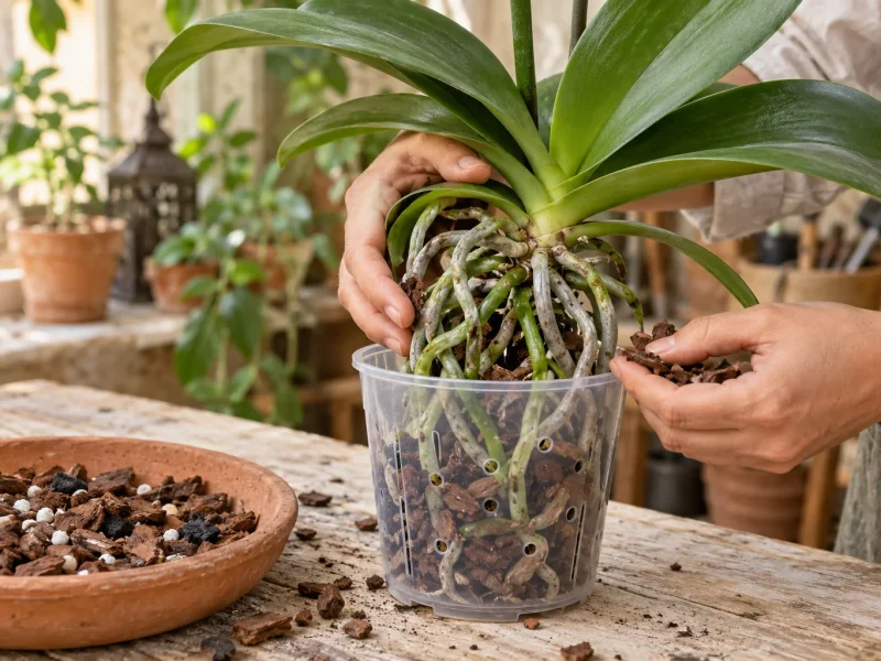 Repotting an orchid: when, how, and in what mix