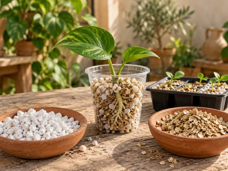 Cuttings and seedlings: why perlite and vermiculite make the difference