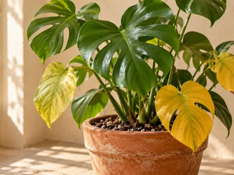 Feuilles jaunes : pourquoi ma plante jaunit, et que faire